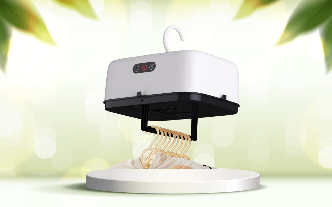 Scopri come asciugare i tuoi vestiti ovunque con l’asciugatrice portatile salvaspazio